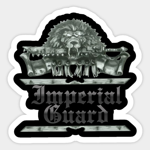 IMPERIAL GUARD Sticker by theanomalius_merch